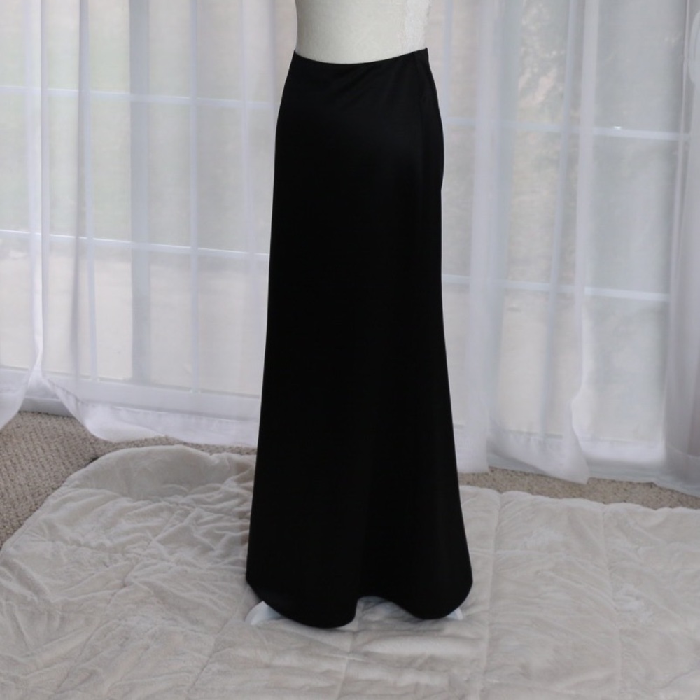 David's Bridal formal black skirt